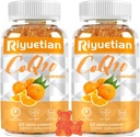 2包COQ10 固醇 - CoQ10 500mg + Omega-3 EPA/DHA + 镁甘油 + 锌酸盐,以支持心脏健康、能源生产、免疫系统和矿物吸收