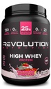 革命营养,高维,蛋白粉2LB,Whey Isolate,Gluten Free,精益肌肉男和女弥撒,25g of Protein Per Scoop,908g,24 services(草莓短饼,2英镑)
