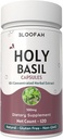 (原始内容存档于2017-09-26). Holy Basil Leaf Capsules 500mg QQ 集中10:1 提取 Ocimmum tenuiflorum 草药补充 QQ Non-GMO, Gluten-free QQQ Easy to Swallow (120 Counter (Pack of 1)).