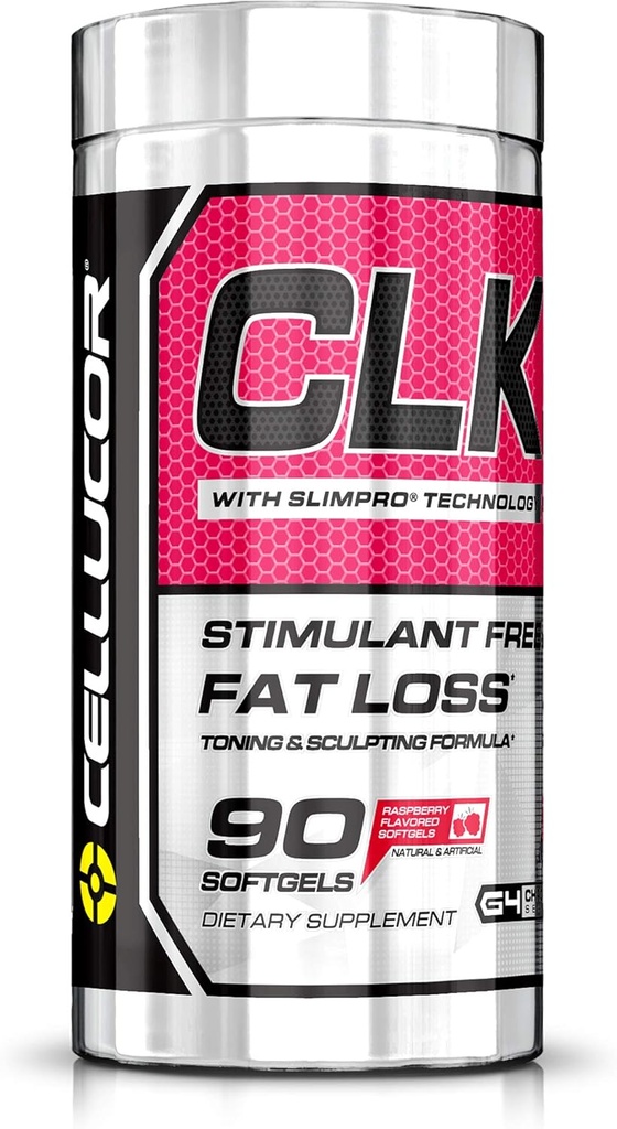 手机 CLK 非兴奋剂脂肪燃烧器 与CLA的重量损失, 调和的Linoleic酸, Raspberry Ketones, L-Carnitine, 90软胶