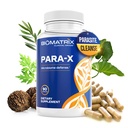 BioMatrix par-X 消化清洁剂补充剂,草药配方 — Wormwood,柏柏林,黑胡桃,青蒿素,橄榄叶,供人类使用 QQ90 Veggie Caps