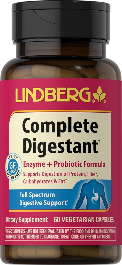 (原始内容存档于2018-09-21). Entertainive Enzyms with Probiotics | 60 Capsules | 60 Probiotic Formula | Non-GMO, Gluten Free Supplement |,林德伯格著.