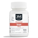 365 由全食品市场,Chelated Iron 18mg, Vegan, 100 Capsules 所制作