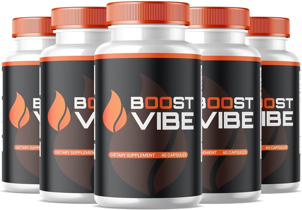 SPRESSO(5 Pack) Boost Vibe Capsules,官方boost Vibe补充,所有天然boost Vibe Pills,支持男性健康与健康的Premium Boost Vibe,Premium Boost Vibe (300 Capsules)