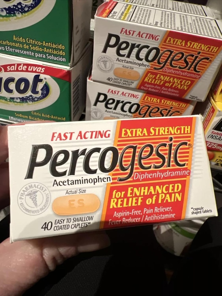 Percogesic Percogesic 快速动作超强止痛药-40 Ea(包5)