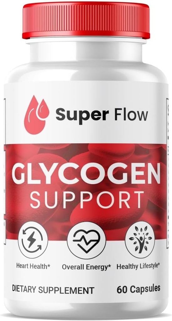 (1 pack) 超流甘油 超流甘油支持 Capsules, Glyco 优化器公式,天然血船清洁器,Premium 超流甘油支持 (60 Capsules)