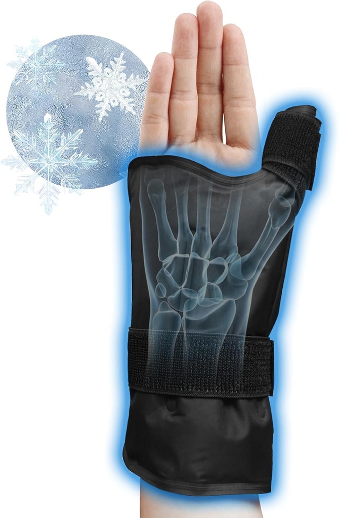 手腕冰包、Gel压缩支持、手伤弹性热冷套、Rheumatoid、Tendinitis、Swelling、Carpal隧道、关节炎、疼痛冷套和肌肉治疗