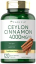 Carlyle Ceylon Cinnamon Capsules 4000 mg → 120 Counter → Non-GMO & Gluten 免费补充