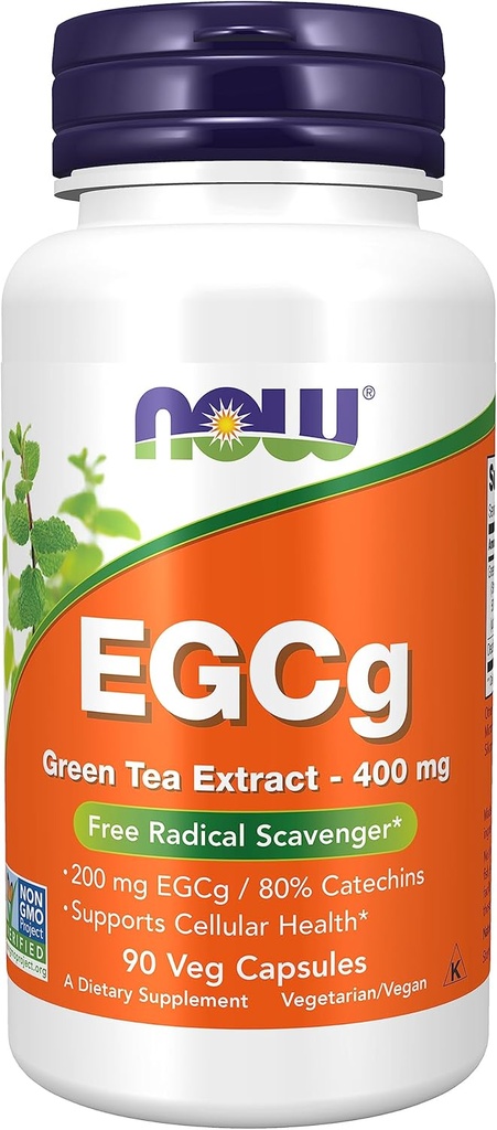 现在的补编,EGCg Green Tea 提取400 mg,自由激进的拾荒者*,90 Veg Capsules