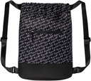 Flex Cinch Drawstring Gym Bag for Women with Graphic Design – 持久轻量级 Gym Cinch Bags – Great for Gym Bag, Traveling, and Overnights – 黑白组合 - Be yourself