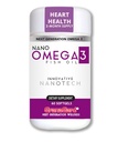 Nano Omega 3 男女辅助产品 — 鱼油软胶与纳米技术 — 高概率 EPA DHA Capsules — 无余味 — 容易吞 — 60 瓶子