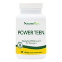 Natures Plus of Life Power Teen - 90 植物药片 - 具有矿物和全食的 青少年多维他明 用于精神重点,能量促进器 - 无胶质 - 45 服务