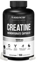 Creatine Monohydrate Capsules -- -- 肌肉生长的Creatine Pills、增强强度、增强能源输出和提高运动性能 -- -- 150 Capsules