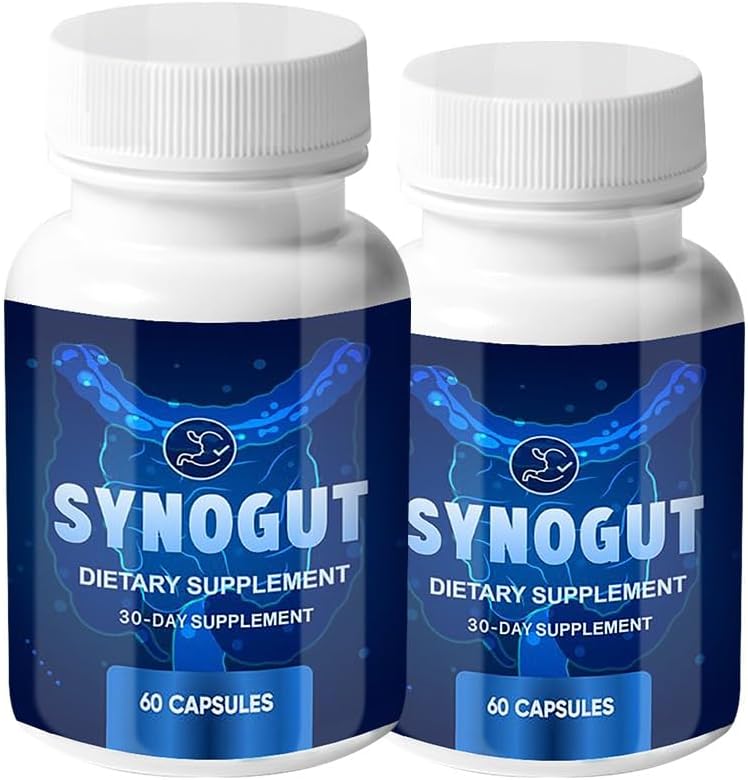(2 Pack) Synogut - Synogut 消化支持综合健康药物(120 Capsules - 2个月供应)