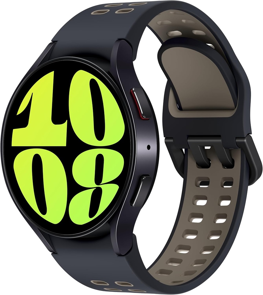 三星银河观察6 Bespection 44mm 独家蓝牙智能观察,健康,健身,睡眠跟踪器,心率监视器,蓝宝石水晶玻璃,美国版本石墨极端运动乐队,Etoupe