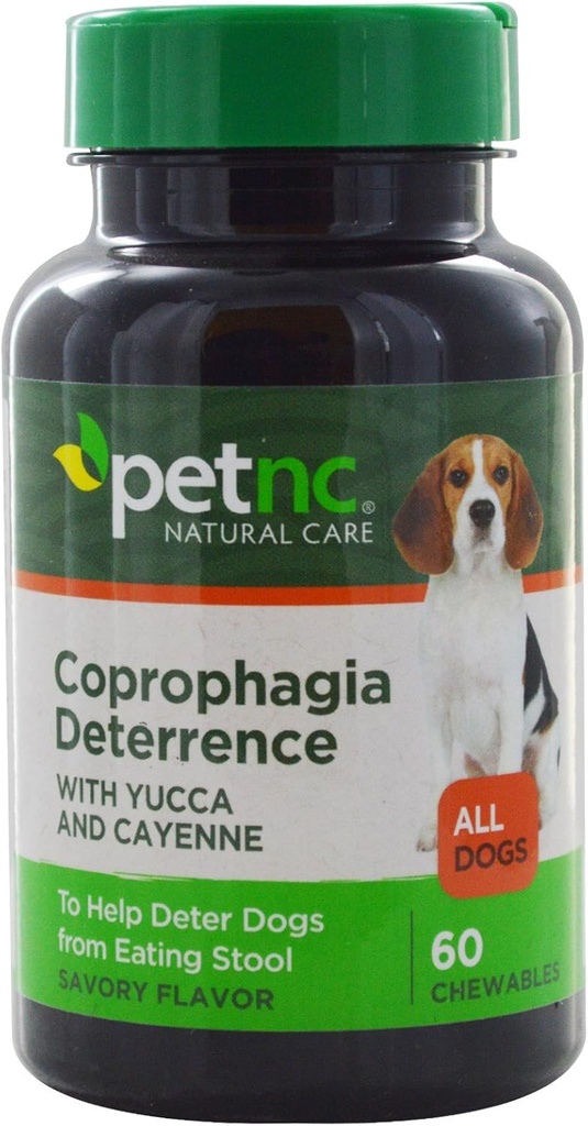PetNC 自然护理工具 吃 Deterrent Chewables for Dogs, 60 Counter