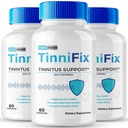 Tinnifix Tinnitus Relief for Ringing Ears Capsules - Advanced Hearing Supplement Support Formula Pills, Tinnifix Pills Maintain Healthy Hearing, All Natural Ear Health, Tinni Fix Reviews (3 Pack)
