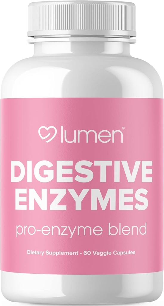 Lumen Naturals 消化酶 Probiotics and Prebiotics - 强大的消化酶 - Bloating Relief for Women - Gut Health Supplements (60 Counter (Pack of 1)) (英语).