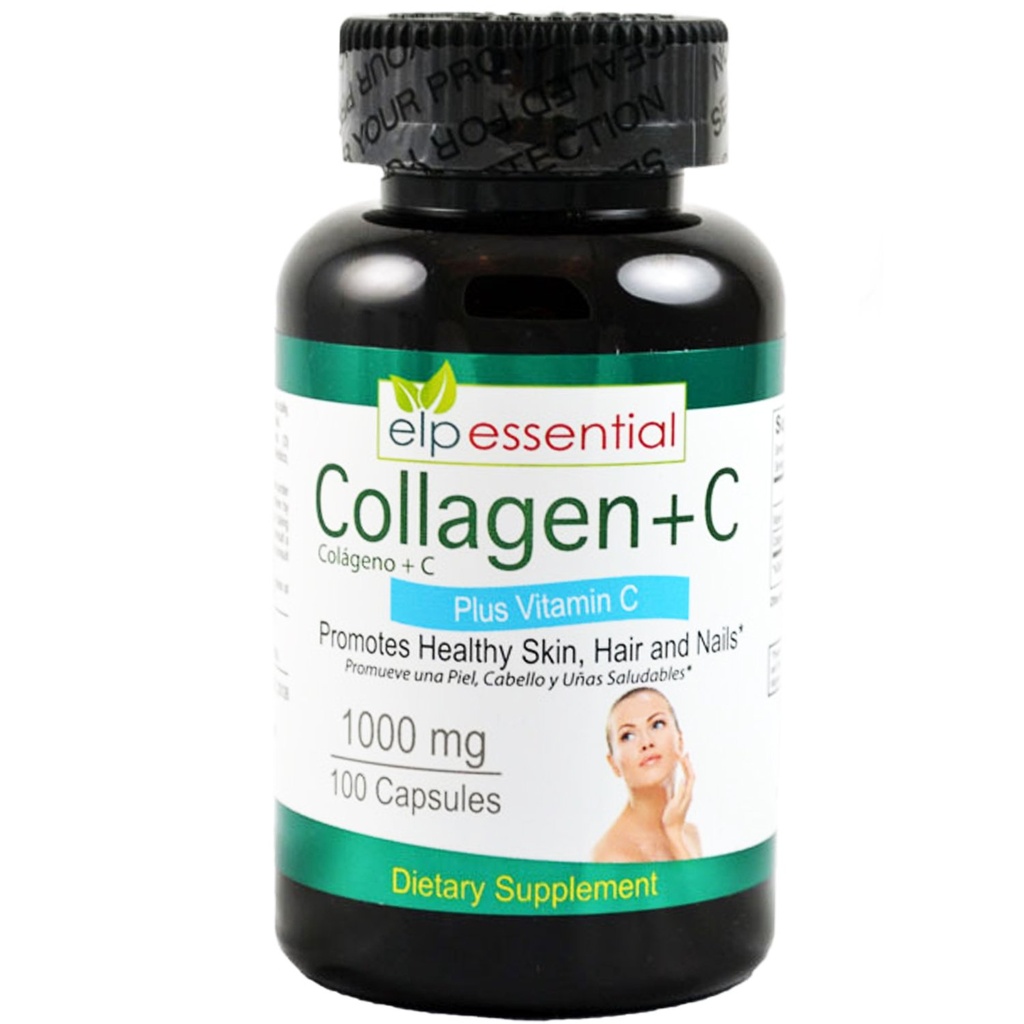 Collagen + C 类型Collagen + 维生素 C, 100 Capsules 1000 mg