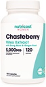 妇女营养成本 Chasteberry补编 120 Capsules, 5000mg 等效人(从500mg of 10:1 抽取),配有 Dong Quai & Ginger Root 抽取、蔬菜、Gluten Free & Non-GMO