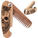 享受"男人的木头熊"(Wood Beard Comb),"男人的皮包熊"(Folding Pocket Beard Associates),"给胡子的胡桃木头熊"(Egraved Walnut Wooden Comb for Moustache),"给男人的胡子和头发"(Half Skull).