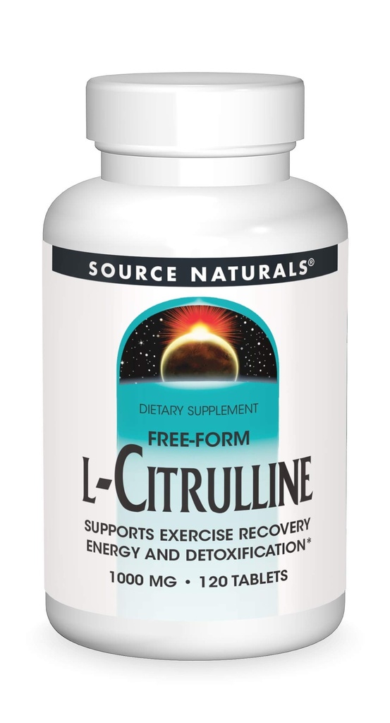资料来源:Naturals L-Citrulline 1000mg - 硝基氧化物促进剂 - 120块