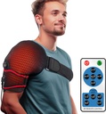 肩部加热 Pad Massager 止痛药, 振动按摩, 左右冷冻肩部加热包架, 旋转臂伤, 男子关节炎 -- -- XL/XXL