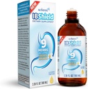IBShield Tincture 100ml → 6+3=9 草药 → Iberis Amara, Peppermint, 夏莫米利, Lemon Balm, Caraway, Licorice, Angelica, Celandine & Mary's Thetle → 原草药方支持消化健康
