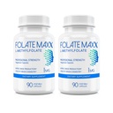 L-Methylfolate 补充(1mg) - 具有最佳生物活性甲基folate的专业力量 - 5 MTHF - 非GMO, Gluten Free, Soy Free, GMP - 180 蔬菜无味的卡普尔