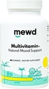 MEWD 成人日报 多维塔明 Gummy 包括L- Theanine, 铁, 基本维生素, Vegan, Gluten Free, 60 Counter