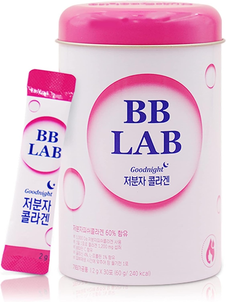 SOUND OF SEOUL BB LAB 夜凝胶,低分子凝胶,用于皮肤和骨骼健康,韩国制造,每个容器供应1个月,30包(2)