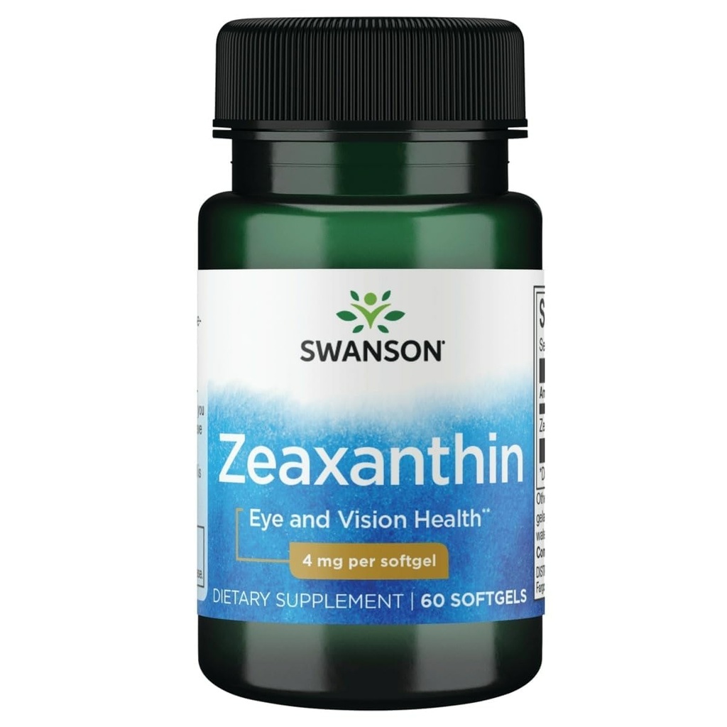 Swanson Zeaxanthin 4 毫克 60 斯格尔