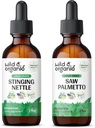 野生和有机刺青 网根纹 2 fl oz & Saw Palmetto 纹2 fl oz