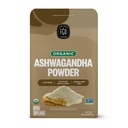 FGO 有机Ashwagandha 根粉,16oz 可贮性散装袋,非GMO,印度金森,Withania Somnifera,来源于印度(Pack of 1)