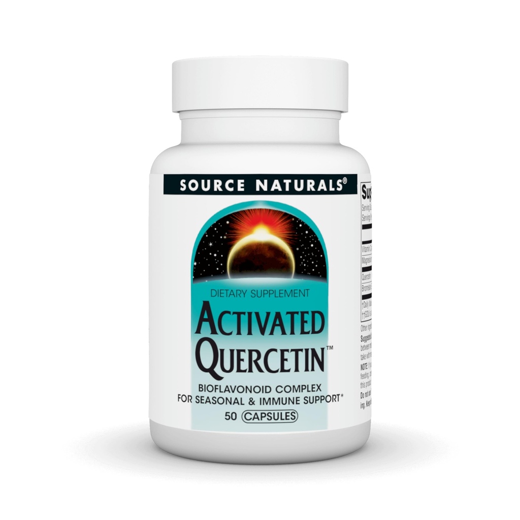 资料来源:自然活动Quercetin,Bioflavanoid Complex,用于季节性和免疫支持 -- -- 50卡普尔