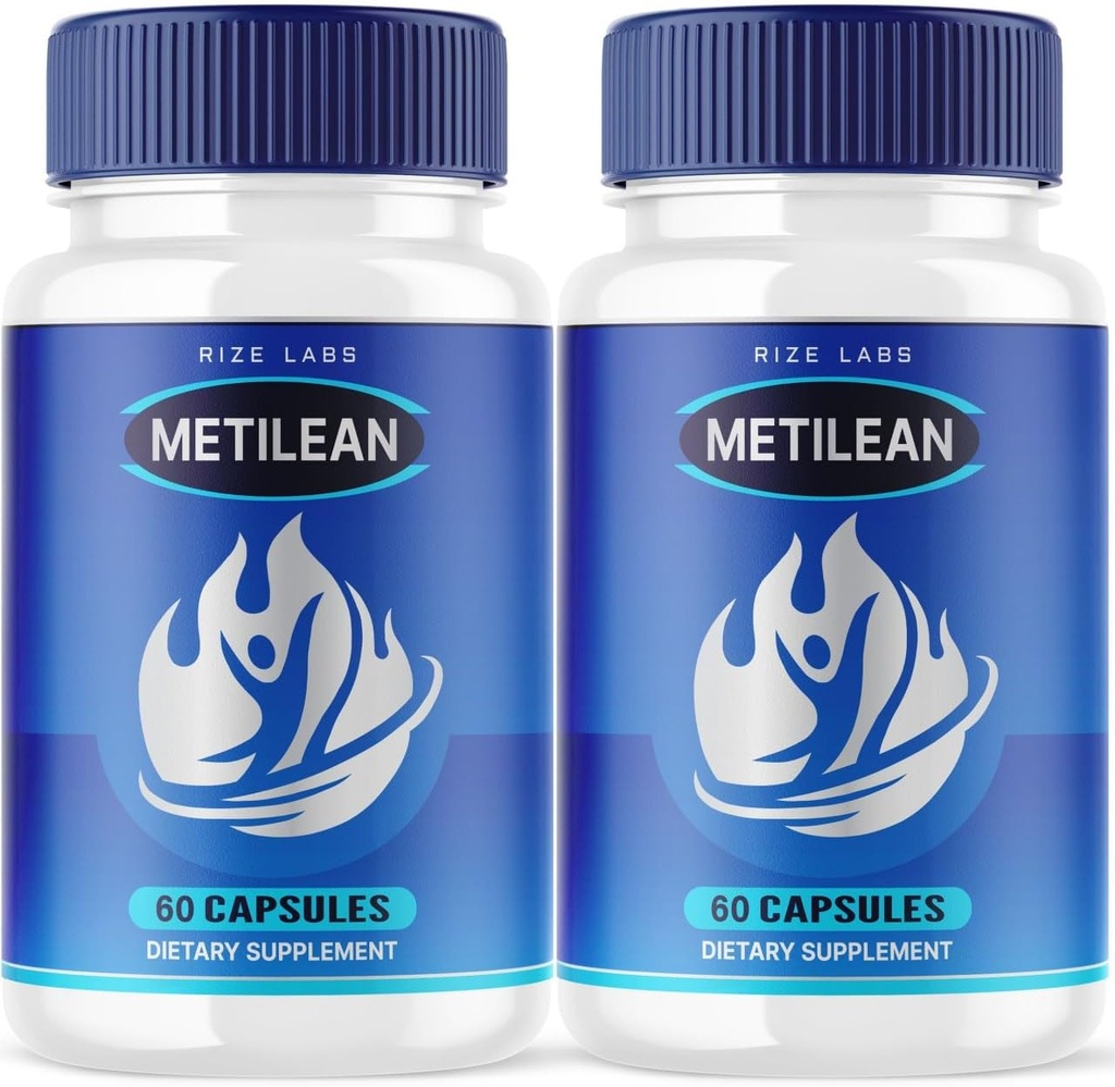(2 Pack) Metilean体重损失补编, Metilean Diteary Pills to Melt Stubborn Belly Fat, Metilean 高级公式 输英镑, Metilean Pastillas Reviews (120 Capsules)