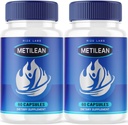 (2 Pack) Metilean体重损失补编, Metilean Diteary Pills to Melt Stubborn Belly Fat, Metilean 高级公式 输英镑, Metilean Pastillas Reviews (120 Capsules)