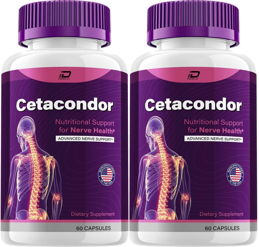 Cetacondor 健康与大脑支持 — Cetacondor 高级 Nootropic 公式全自然焦点辅助支持审查(2 Pack - 120 Capsules)