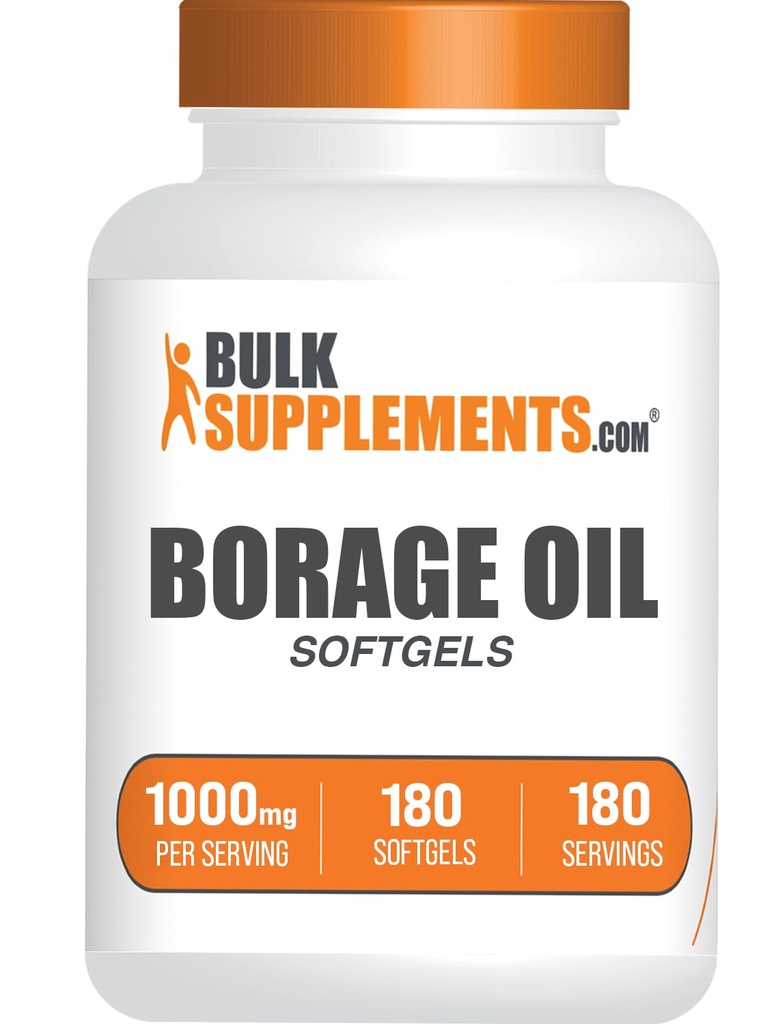 Bulk Assupports.com Borage Oil Softgels - Gamma Linolenic Acid Acid Assuppose, Borage Oil Assupposes, Borage Oil Asssuppose 1000mg - Gluten Free, 1 Softgel / service, 180 counts (Pack of 1) (原始内容存档于2015年).