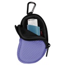 Neoprene Asthma Inhaler Holder, 保护性便携式旅行手提箱,轻量级携带箱,配有武警Clip和Mesh Pocket Inside, Inhaler Not United(仅案件)(Violet)