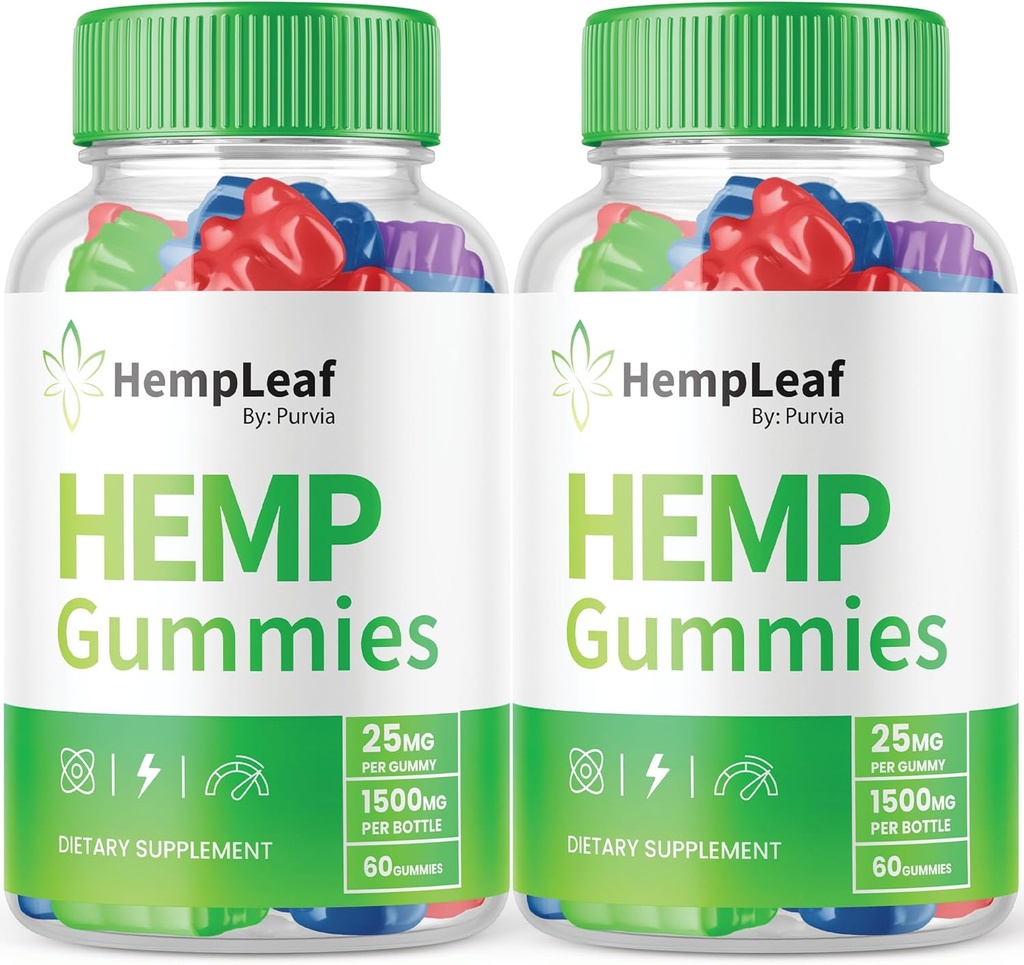 (2 pack) Hemp Leaf Gummys - 官方公式 - Hemp Leaf Gummys with Hemp Excert, 高级强子性能 Hemp Blend, Zen Boost Hemp Gummys 最大强子, Zen Gummys (120 Gummys) (中文(简体) ).