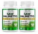 (2 Pack) Saw Palmetto Prostate Supplement for Men, 3-in-1 津贴, DHT 屏蔽者头发生长和Beta 屏蔽者,尿道健康,前列腺功能支持, 2个月供应