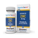 高级来源 高级锌 25 mg - 包括维生素D3 5,000 IU - 男女免疫前支持补充剂 - 非GMO & Gluten-Free - 60 微液溶解片