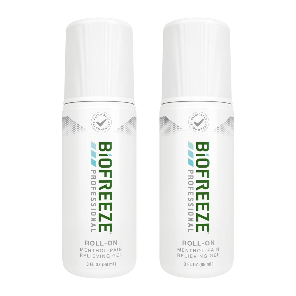 膝盖、颈部、Hip、联合和肩部、简单背痛痛、肌肉索尔救济、Menthol Gel 3 Fl Oz(包2)