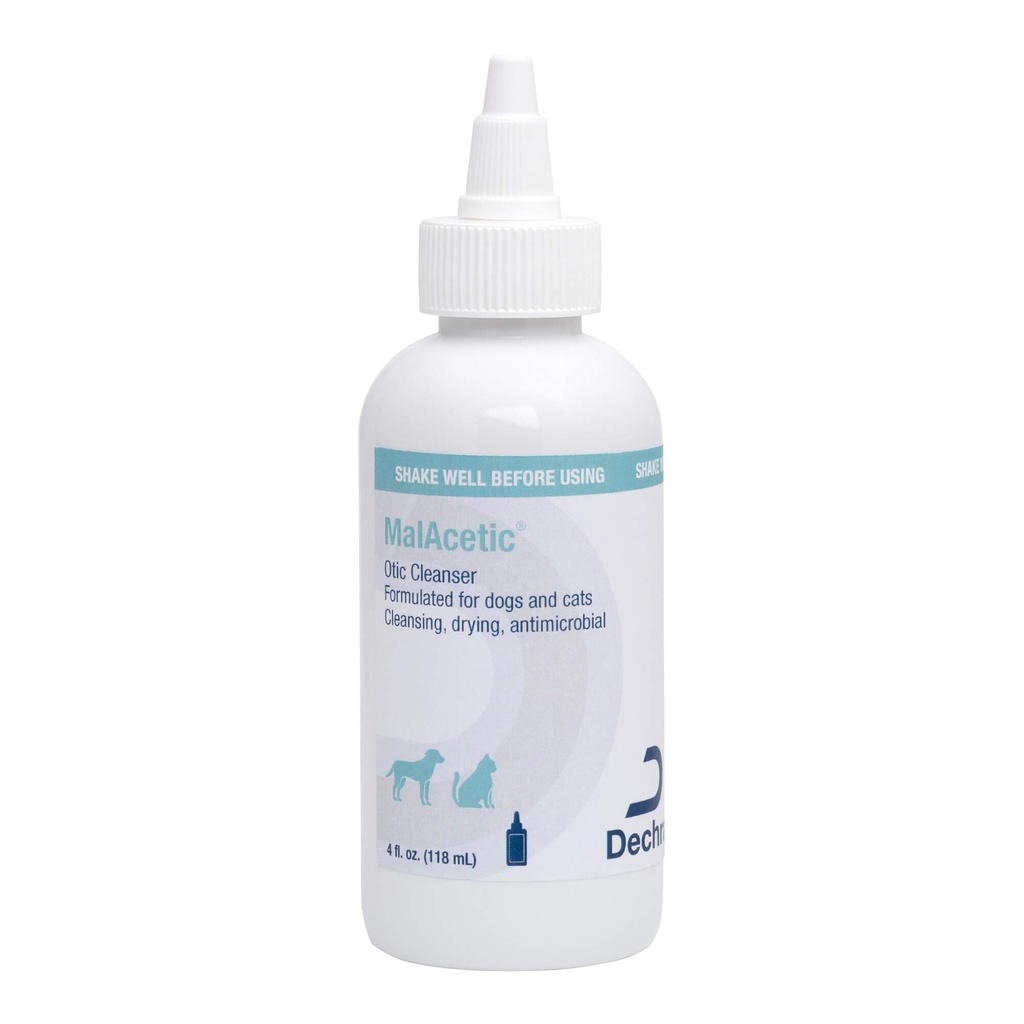 用于狗和猫的Dechra Malabetha Otic清洁剂, 4 fl oz