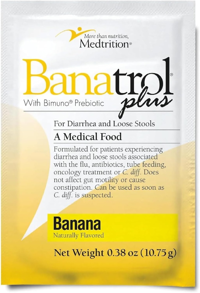 Banatrol 天然抗痢药物,先天性抗痢药物,IBS救济,复发性痢疾,临床辅助医疗食品,非便秘(Banana)