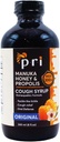 P.R.I 天然干咳糖浆与玛努卡蜂蜜,Propolis,茶树油和维生素C - 酸喉 & Immune支持,原Flavor, 8oz