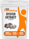 Bulk Assupports.com 牡蛎抽取粉末 - 锌补充剂,来自全牡蛎贝壳 - Gluten Free, 每人500mg, 250g (8.8 oz) (Pack of 1).