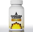 Candida Cleanse Detox for Men & Men 高级Probiotic & Herbal公式 - 60 pcs 自然基因古特和消化学支持