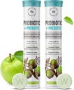 (原始内容存档于2019-03-05) (中文(中国大陆) ).  WellBEING Nutrigion Daily Probiotic + Prebiotic + Probiotic + Plant based $ 18亿 CPU, 6 Strains for Men and Women with Organic Prebiotic Fiber for Digestion, Gut Health, Metabolism → 42 Effervescent Tabs.